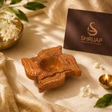 Swastik Terracotta Diya – Classic