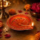 Decorative Painted Traditional Big Diya