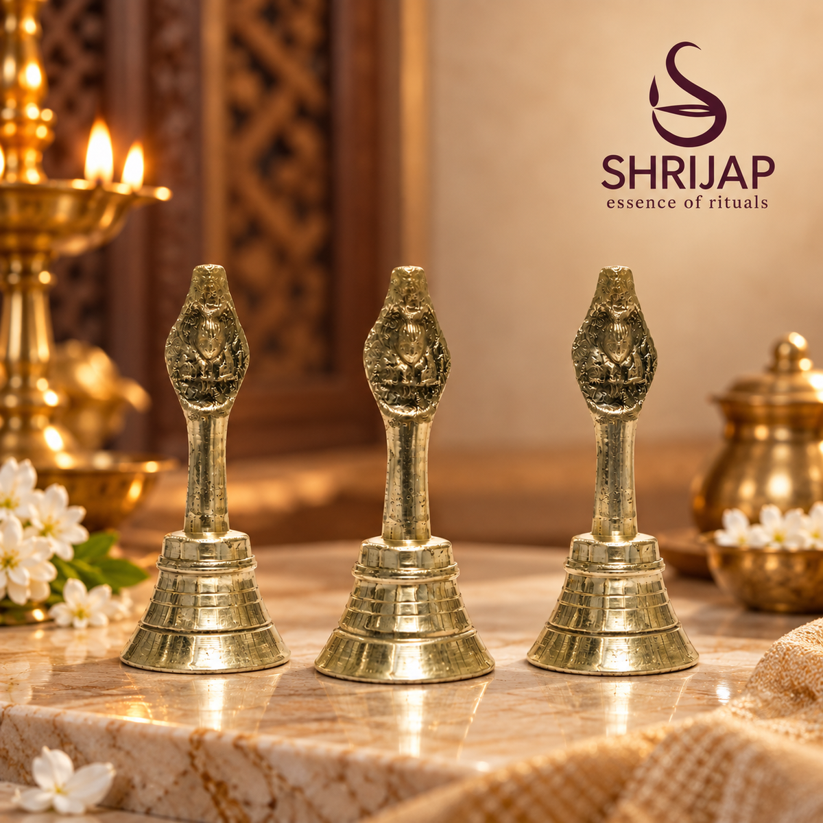 Brass Garud Puja Bell