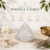 CRYSTAL QUARTZ MERU SHREE YANTRA 2 INCH