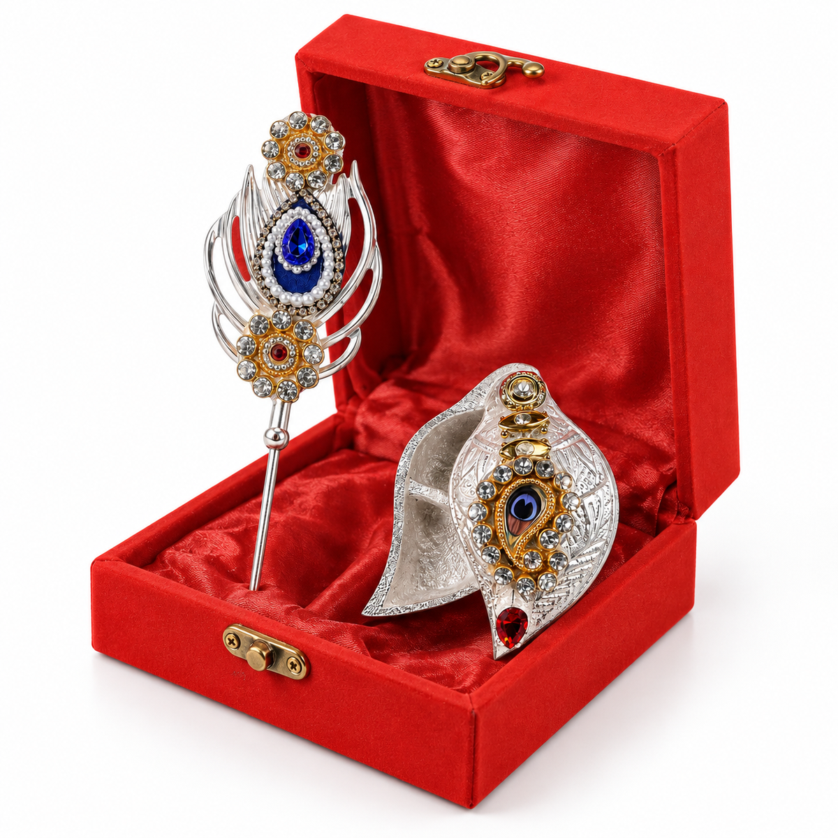 Krishna Pankh Kumkum With Velvet Box