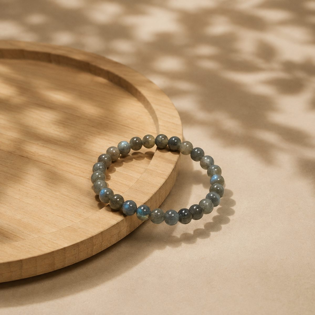 Natural Labradorite Bracelet 8 MM