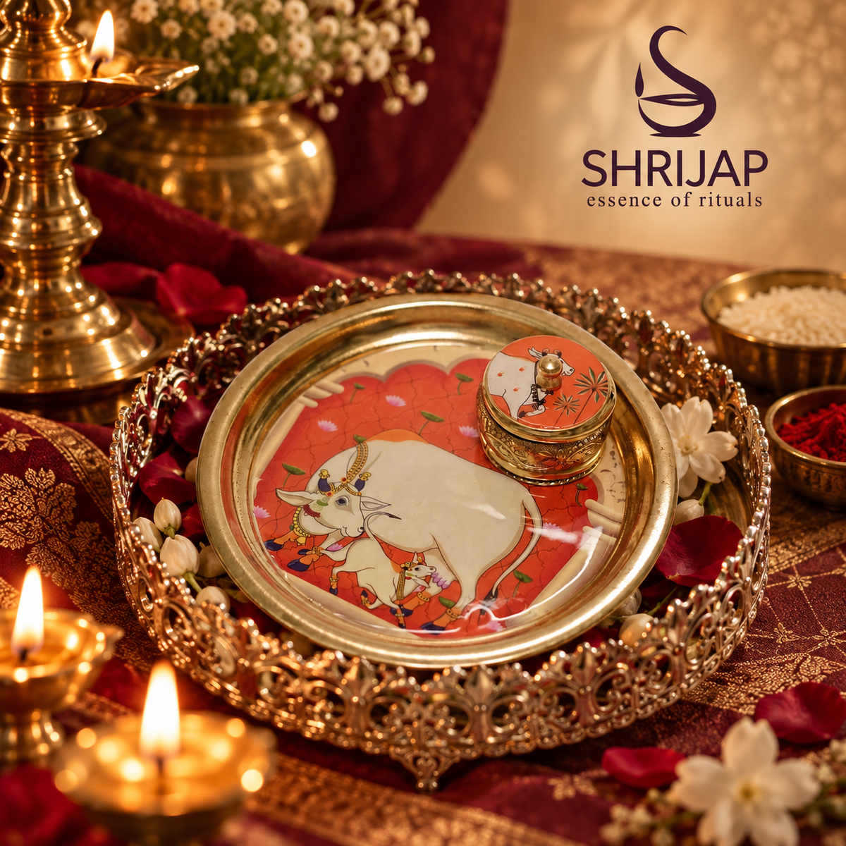 Kamdhenu Pooja Thali Set