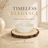 Selenite Bowl – Round Smooth