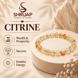 Natural Citrine Bracelet 8 MM
