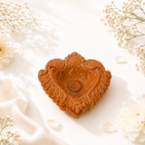 Heart Shape Terracotta Diya – Classic