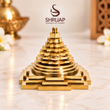BRASS MERU SHRI YANTRA 4 INCH