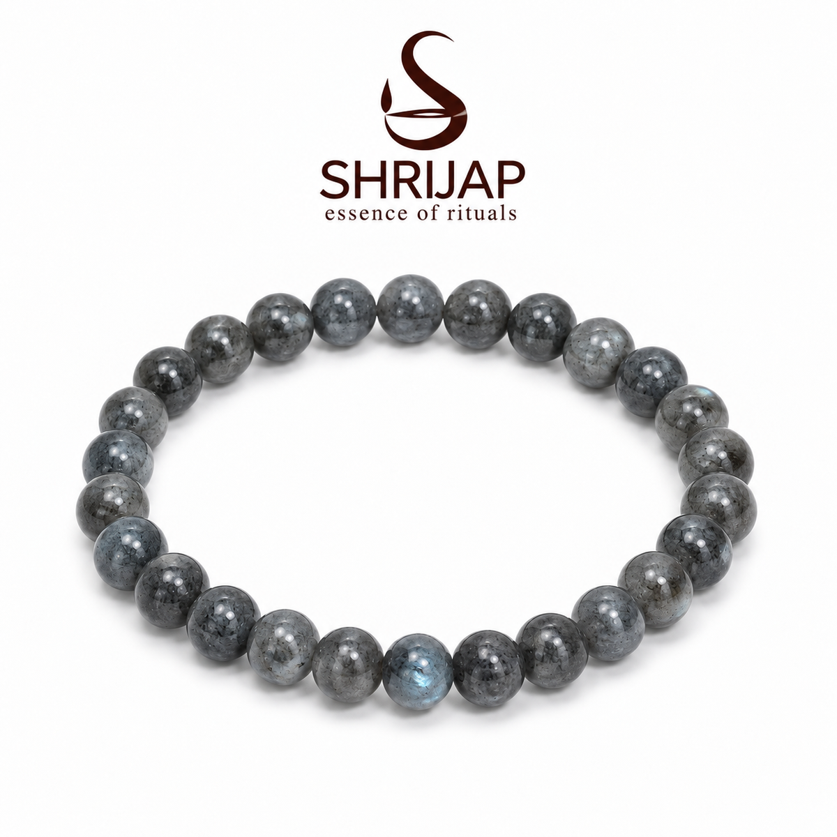 Natural Larvikite Bracelet – 8 MM
