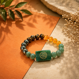 Natural Zibu + Money Magnet Bracelet – 10 MM