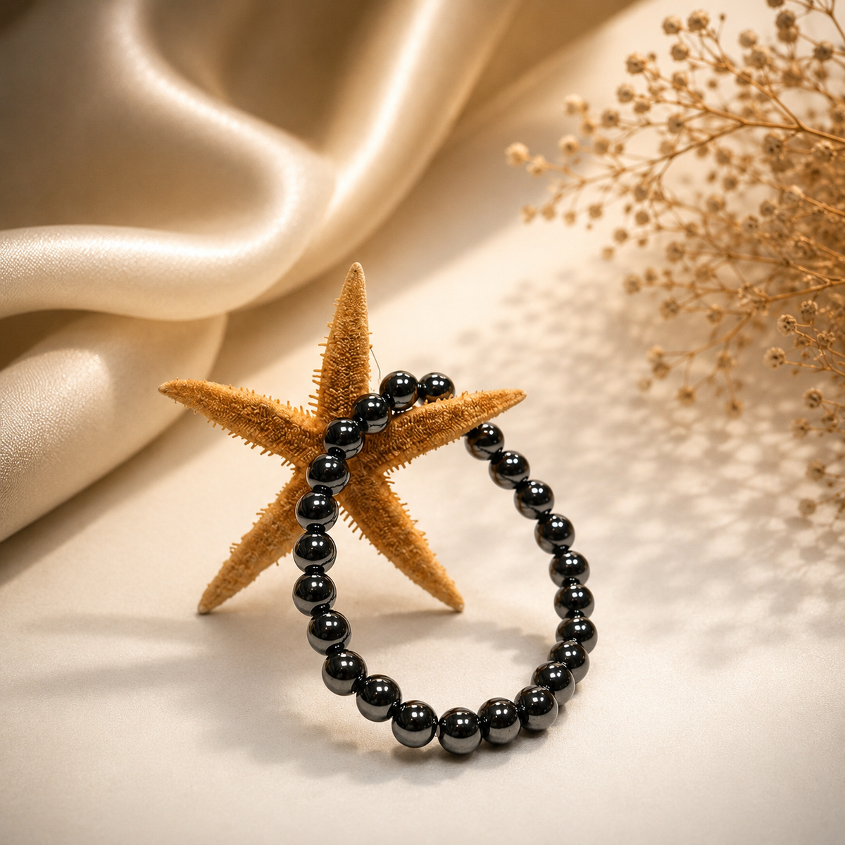 Natural Hematite Bracelet – 8 MM