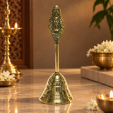 Vishnu Brass Pooja Bell Extra Large