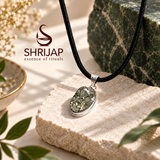 Natural Pyrite Druzy Pendant – Silver Plated Oval Bezel