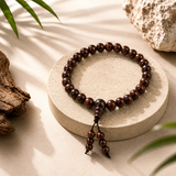 Natural Red Sandalwood Bracelet with Latkan – 8 MM