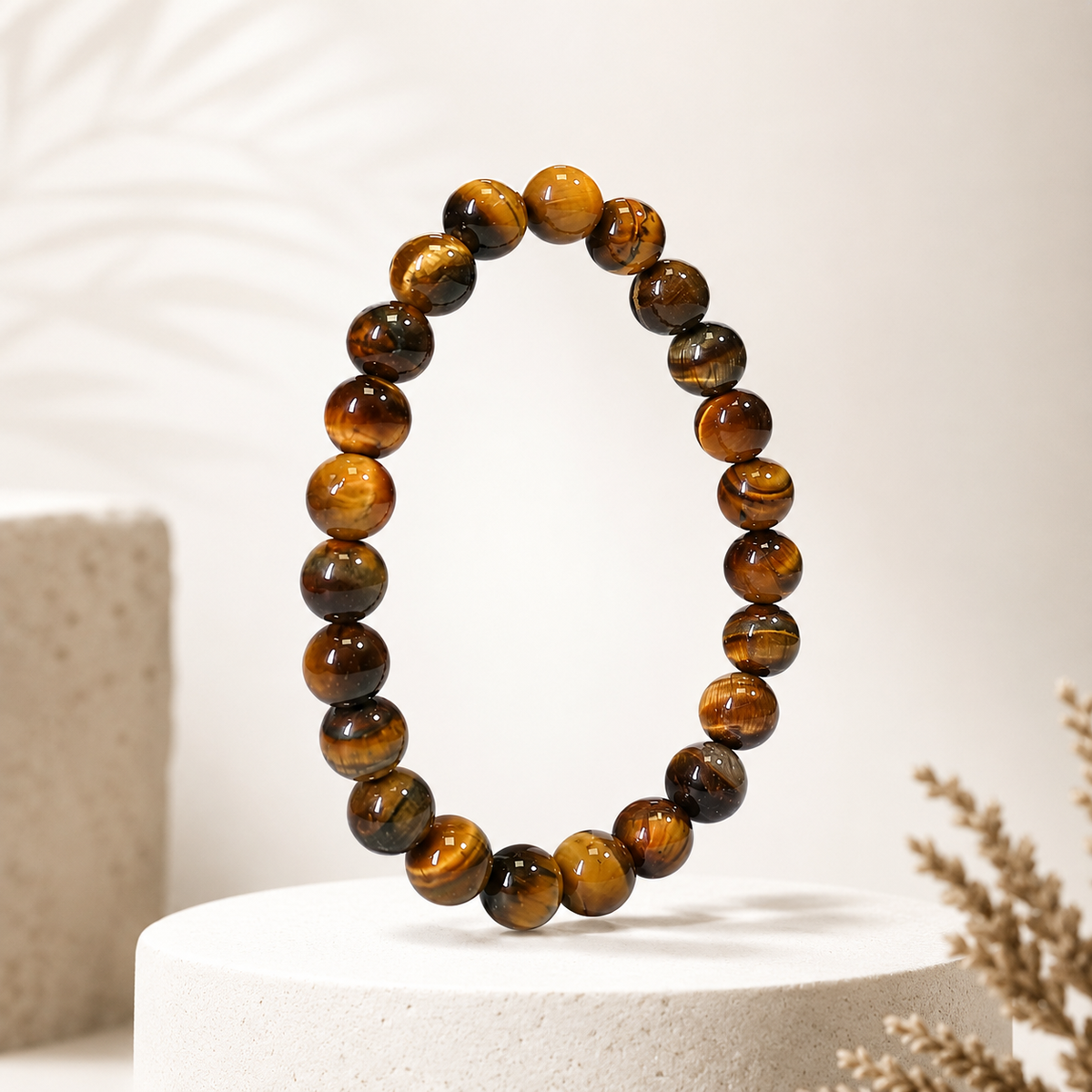 Natural Golden Tiger Eye Bracelet – 6 MM