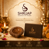 Rangoli Carved Terracotta Diya – Classic