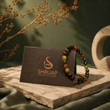 Natural Multi Colour Mantra Bracelet 8 MM