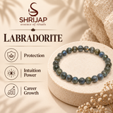 Natural Labradorite Bracelet 8 MM