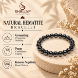 Natural Hematite Bracelet – 8 MM