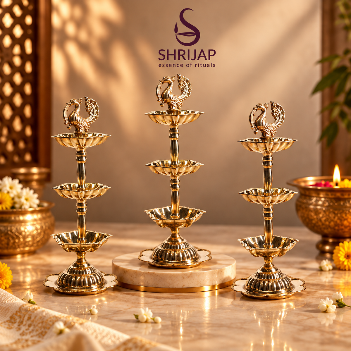 3 Step Swan Diya