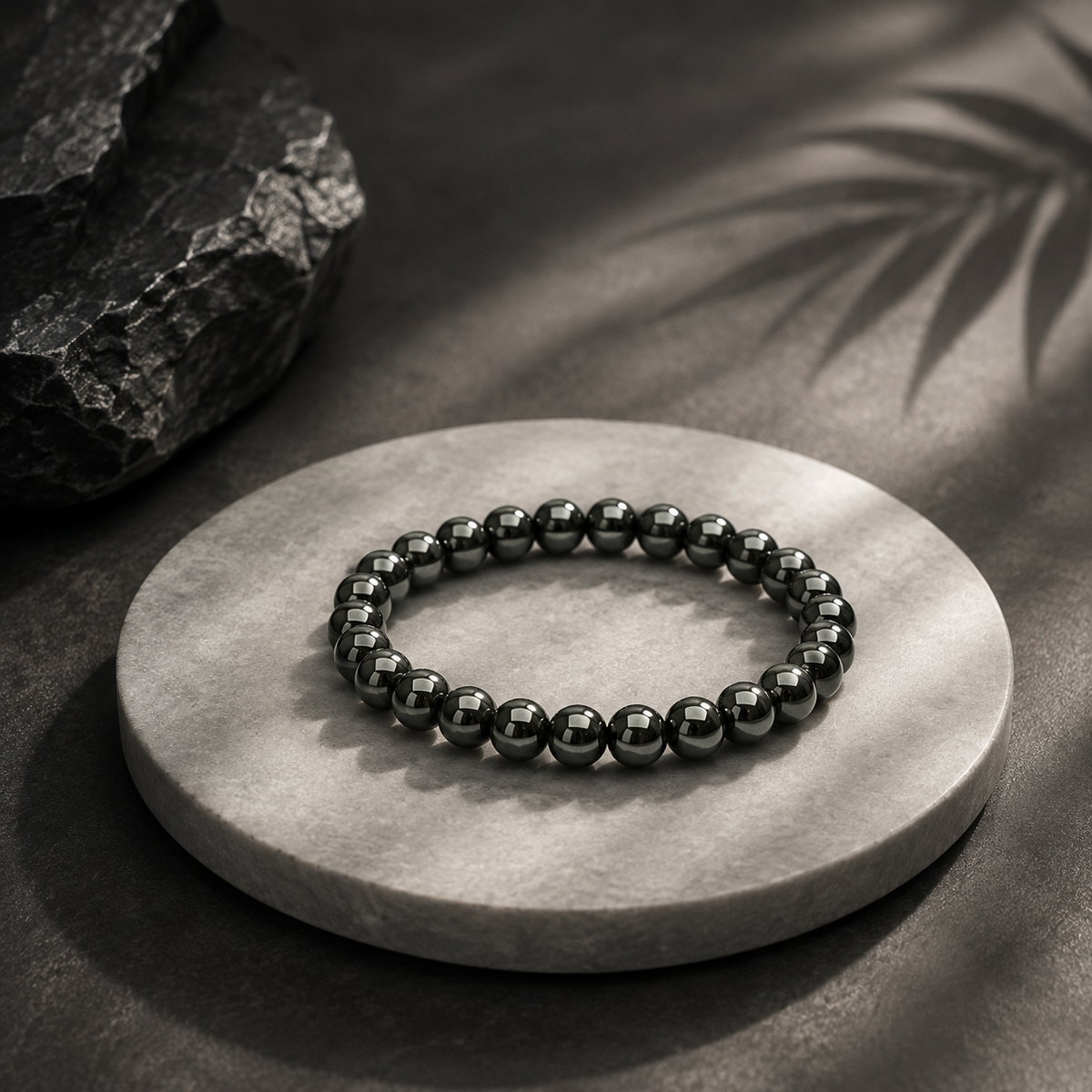 Natural Hematite Bracelet – 8 MM
