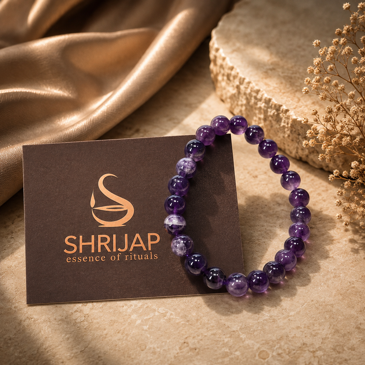 Natural Amethyst Bracelet – 8 MM