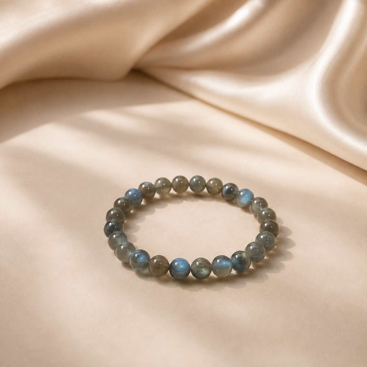 Natural Labradorite Bracelet 8 MM