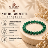Natural Malachite Bracelet – 8 MM