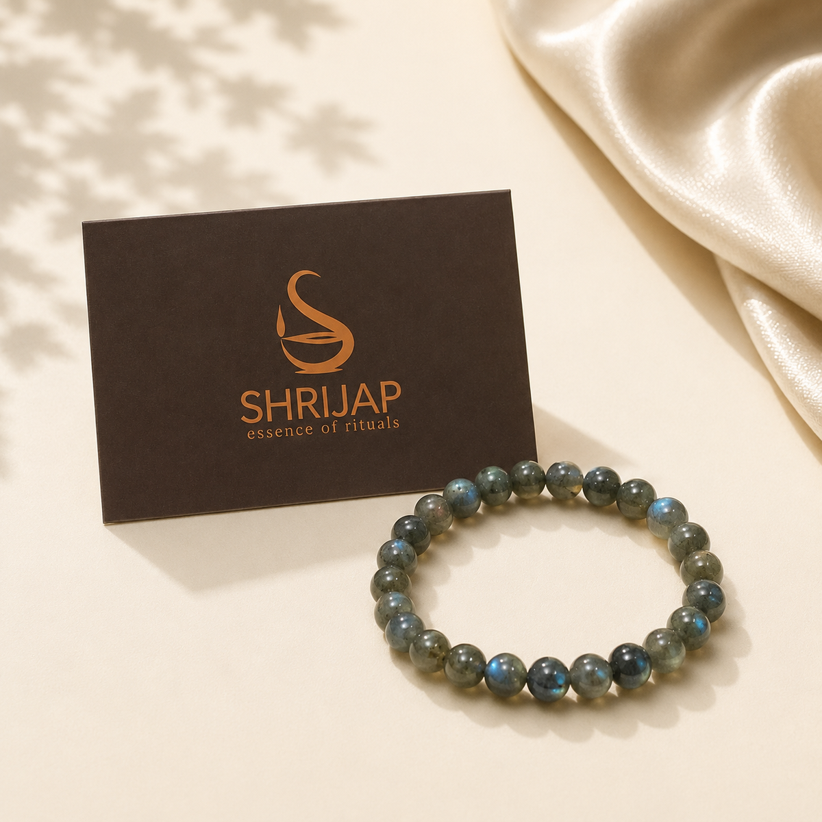 Natural Labradorite Bracelet 8 MM