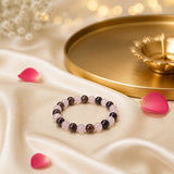 Rose Quartz & Amethyst Combination Bracelet – 8 MM