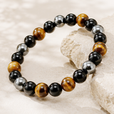 Natural Triple Protection Bracelet – 8 MM