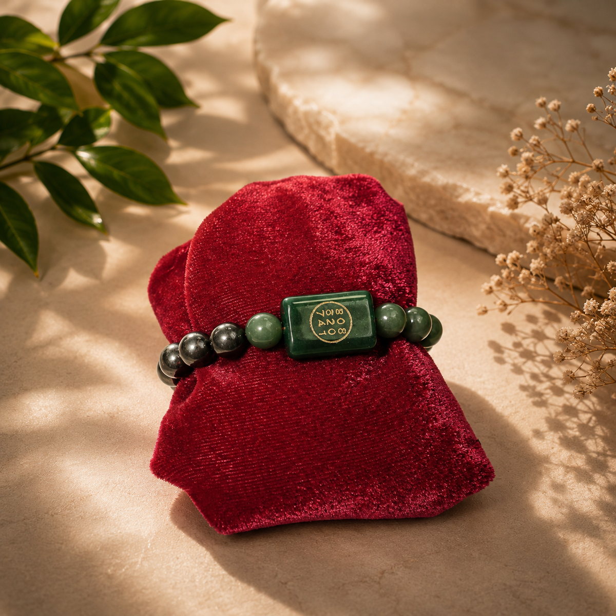 Natural Zibu + Money Magnet Bracelet – 10 MM