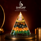 Dhanyog Gold Pyramid Cone with Copper Coil
