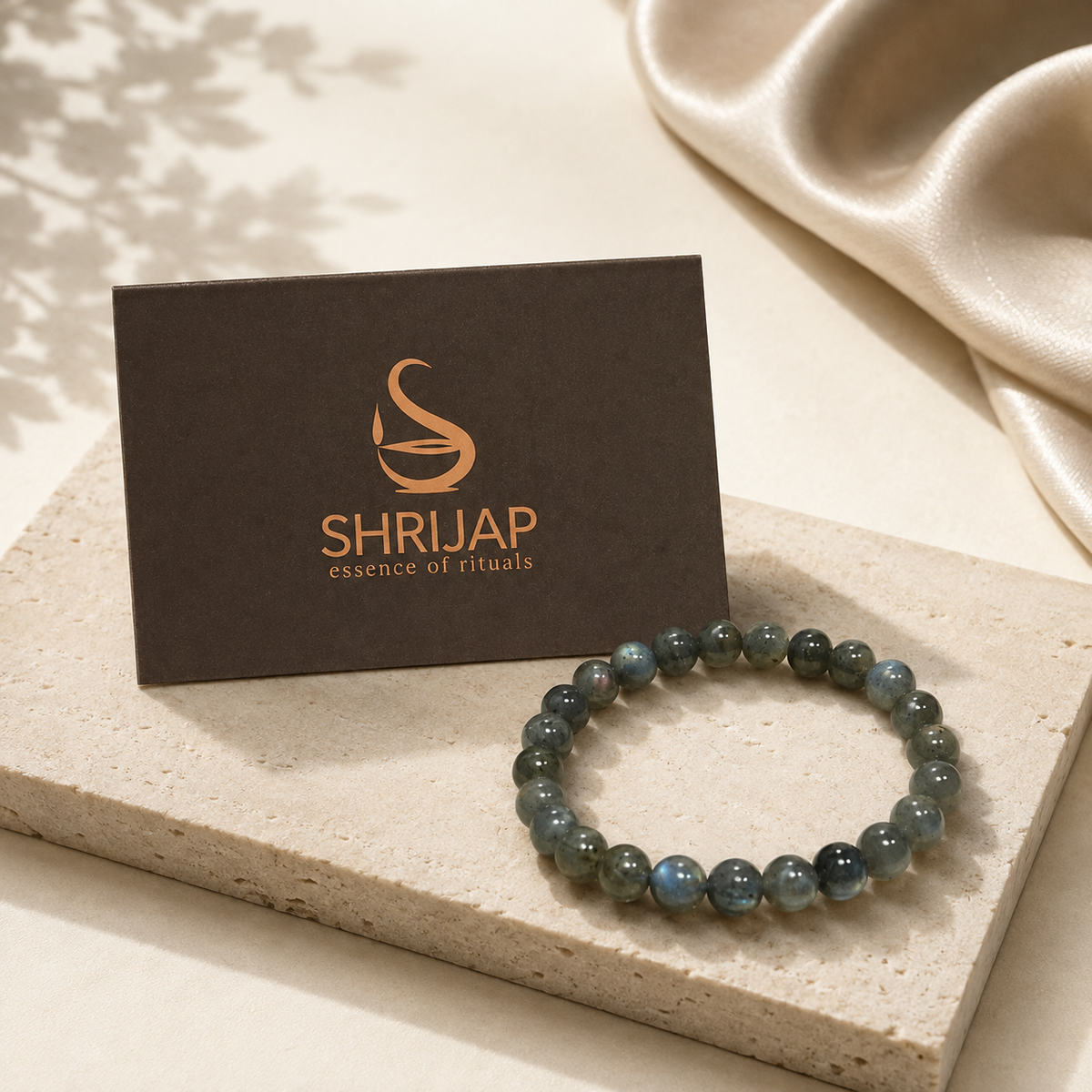 Natural Labradorite Bracelet 8 MM