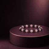 Rose Quartz & Amethyst Combination Bracelet – 8 MM