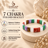 7 Chakra Pyramid Bracelet