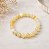 Natural Yellow Calcite Abundance Bracelet – 8 MM
