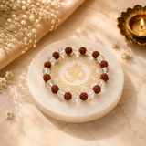 Rudraksha Sphatik Bracelet