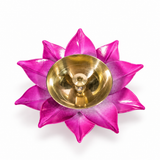 Sunflower Akhand Coloured Diya Small