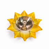 Sunflower Akhand Coloured Diya Small