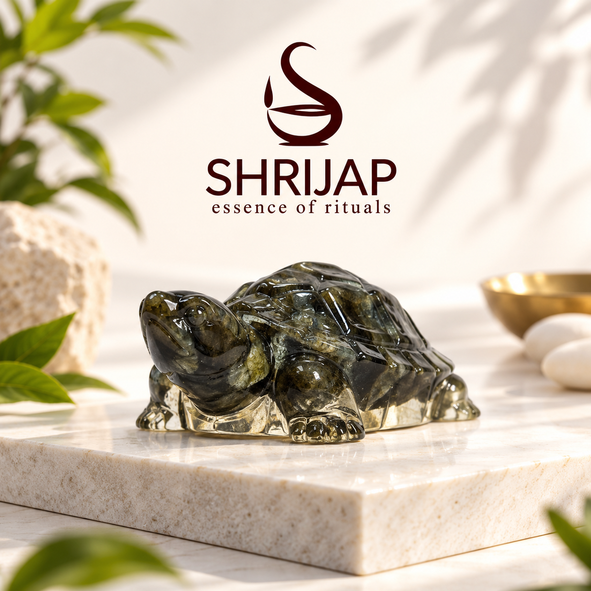 Pyrite Turtle – Curved Figurine