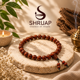 Natural Red Sandalwood Bracelet with Latkan – 6 MM