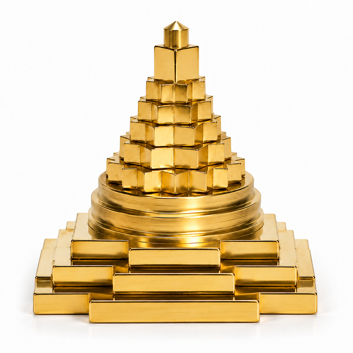 BRASS MERU SHRI YANTRA 3 INCH